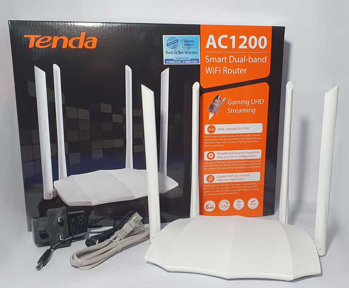 Tenda AC5 AC1200 Dual-Band 5G WiFi Router